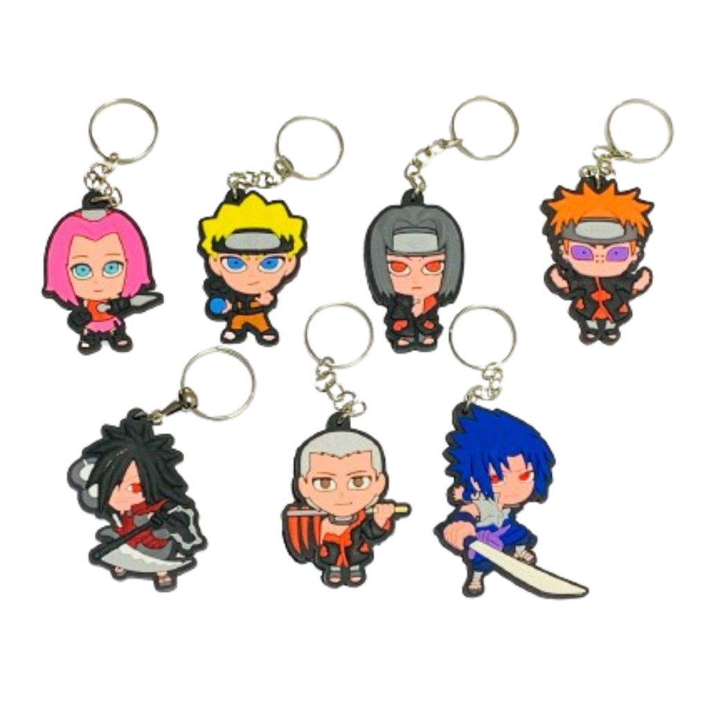 Chaveiros Emborrachados Naruto
