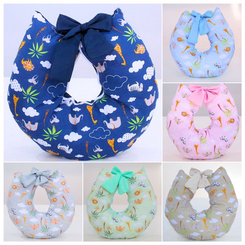 Almofada Para Amamentação Travesseiro Para Amamentar o bebê Luxo Meninos e Meninas Várias Estampas 100% Algodão