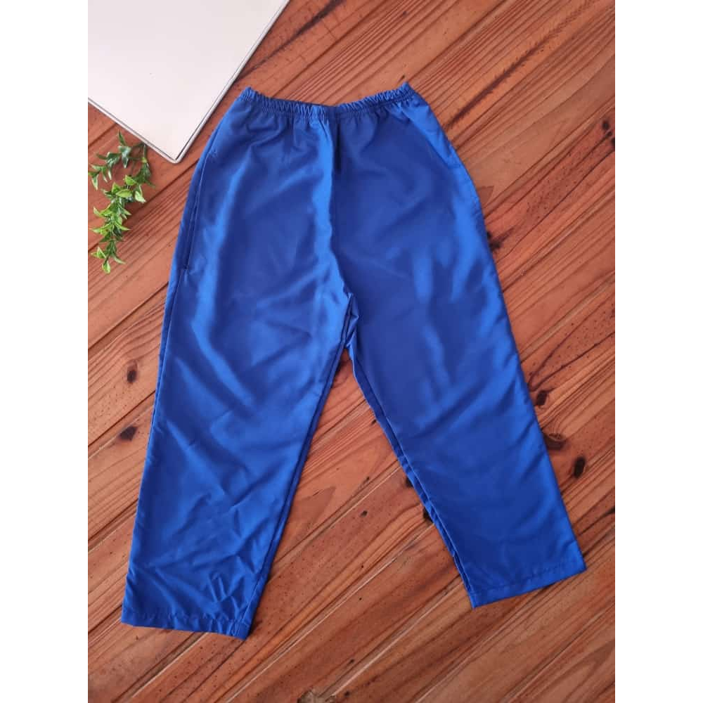 Calça tactel azul royal escolar. Juvenil,adulto e plus size em Oferta na Shopee