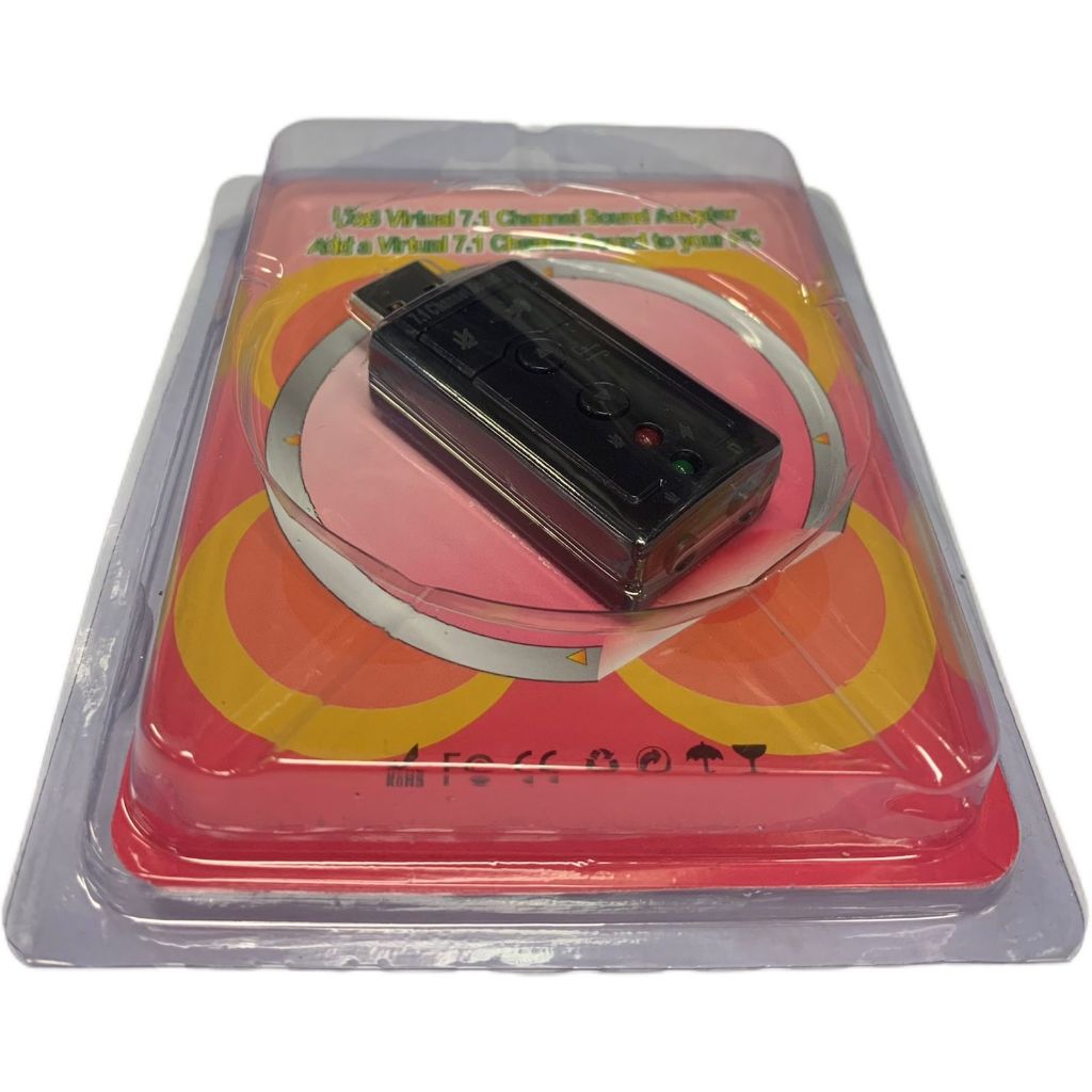 Adaptador Placa De Som Usb 7.1 Adaptador Áudio Notebook Pc