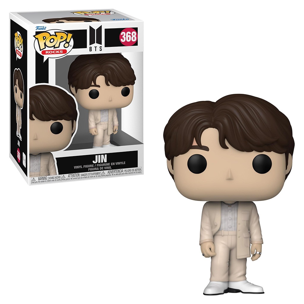 FUNKO POP ROCKS BTS - JIN 368 NOVO ORIGINAL em Oferta na Shopee