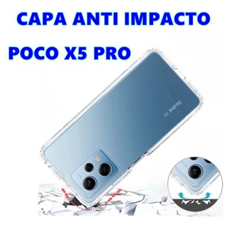 Capa Anti Impacto Poco X5 Pro Silicone Capinha Protetora Xiaomi Case Transparente em Oferta na Shopee