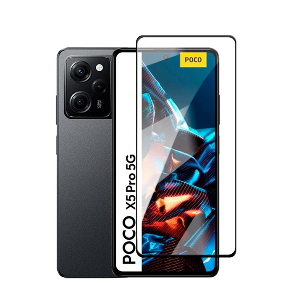 Película 3D Poco X5 Pro Vidro Temperado Protetora De Tela Full Cover Celular Xiaomi em Oferta na Shopee