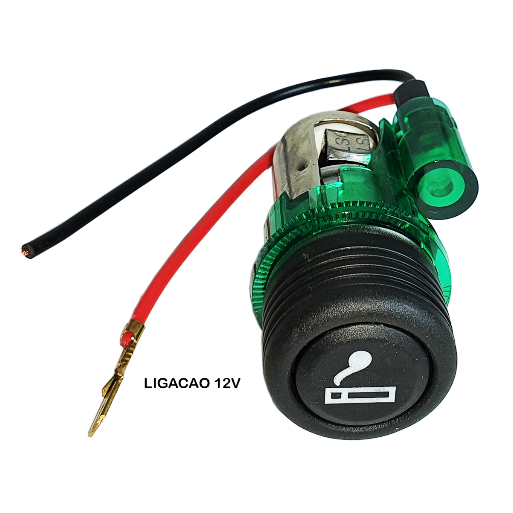 Acendedor de Cigarro 12v Strada Doblo Blazer Chevette corsa montana meriva onix prisma s10