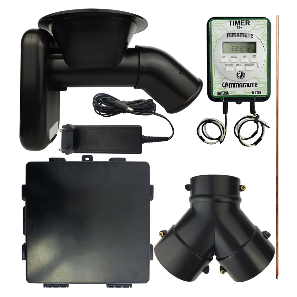 Alimentador Automatico Comedor Comedouro Animais Caes Div