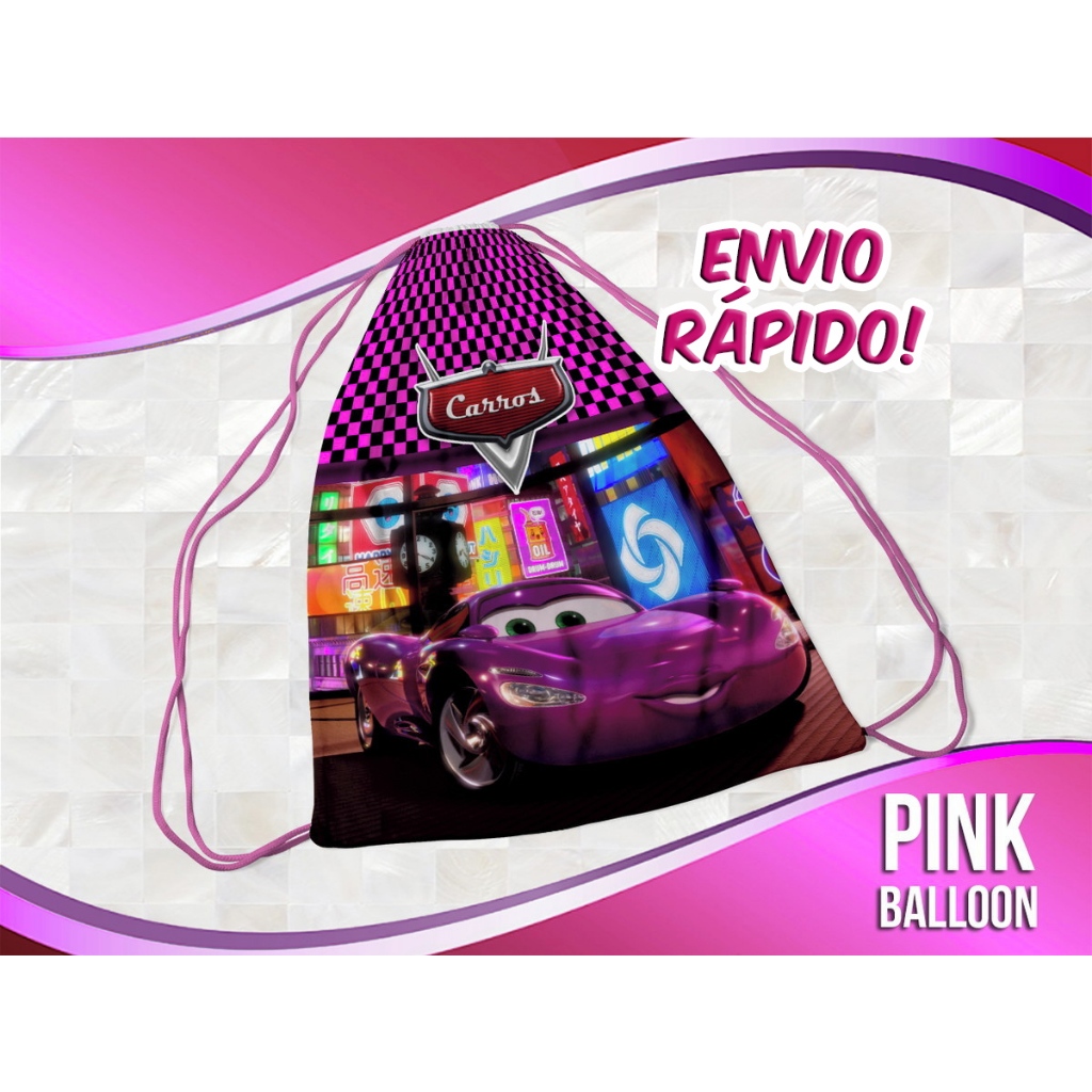 MOCHILINHA CARROS 2 (ENVIO RÁPIDO) - SACOLINHA LEMBRANCINHA em Oferta na Shopee
