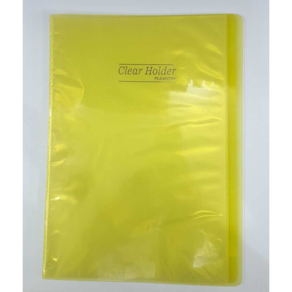 Pasta Catálogo preta A4 com 50 envelopes plasticos - Plascony