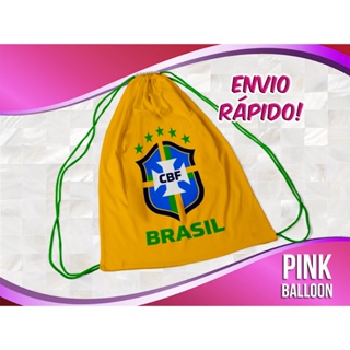 MOCHILINHA BRASIL FUTEBOL (ENVIO RÁPIDO) - SACOLINHA LEMBRANCINHA em Oferta na Shopee