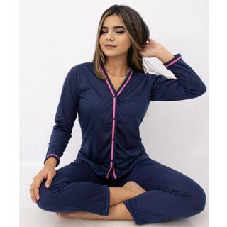Pijamas Americano de Inverno/ Pijamas De Frio/ Pijamas Amamentação