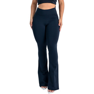 Legging Flare Bailarina em Poliamida Premium Tecido Grosso Ballet