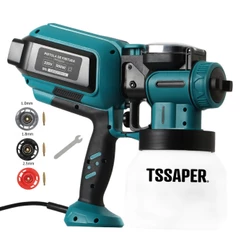 Pulverizador de Pintura Elétrico Compressor de Tinta 550w com 3 bicos Tssaper