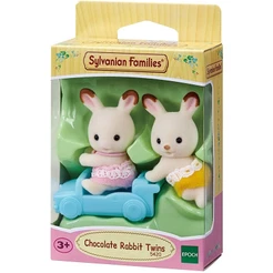 Sylvanian Families Gêmeos Coelho Chocolate - Epoch