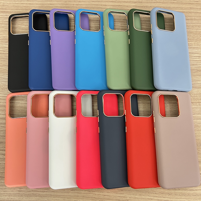 Alta qualidade de couro toque XiaoMi 13/Mi 13 Lite/XiaoMi 12 Lite/xiaomi 12 Sensação de pele chapeamento Lens Phone Case em Oferta na Shopee