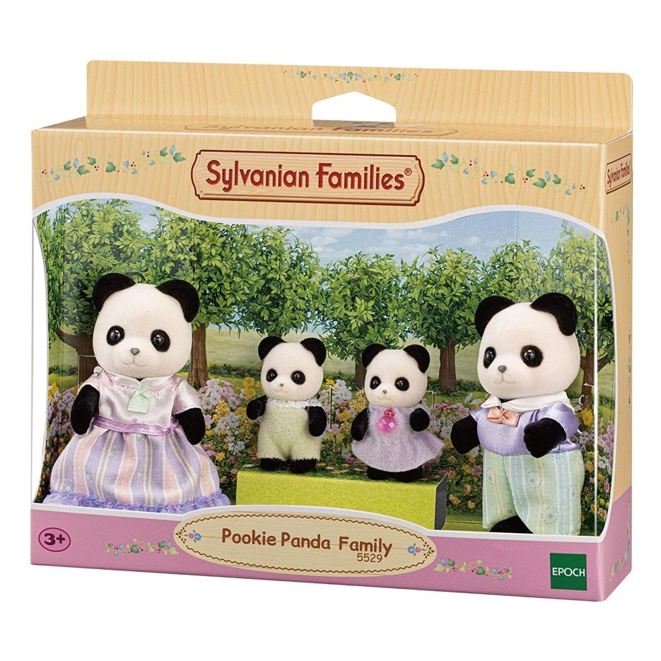 Sylvanian Families Família Dos Pandas Graciosos - Epoch em Oferta na Shopee