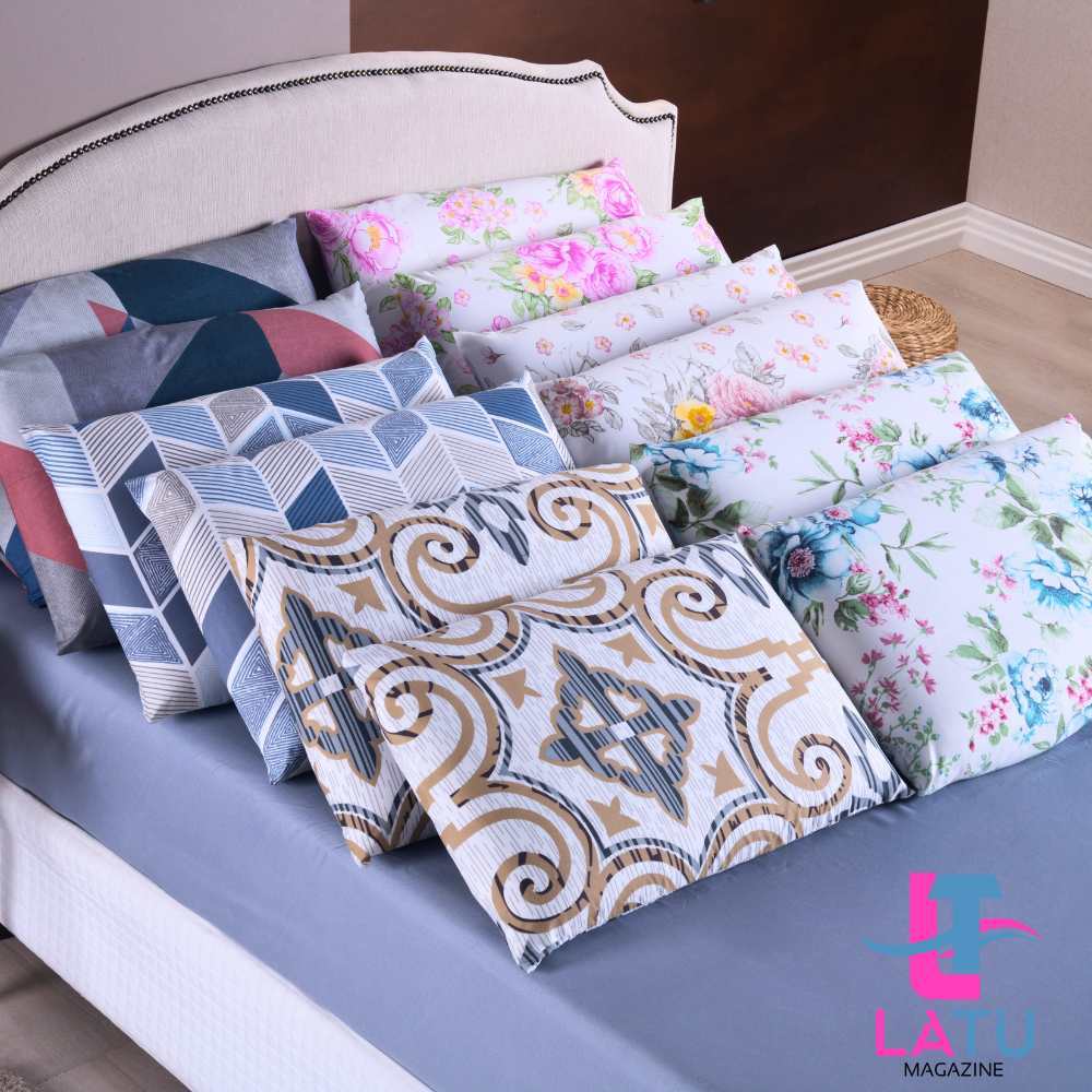 Kit 02 Fronha de Traveseiro 70cm x 50cm Lisa e Estampada TOQUE MACIO - 170 Fios em Oferta na Shopee