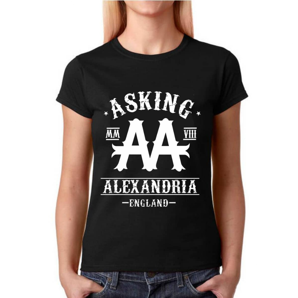 Camiseta Baby Look Feminina Hard Rock Metal - Asking Alexandria From Death To Destiny  - 100% Algodão!!
