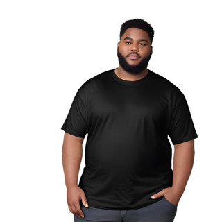 Camiseta Tamanhos Grandes G8 ao G10 PLUS SIZE masculina 100% Algodão (1 unidade)