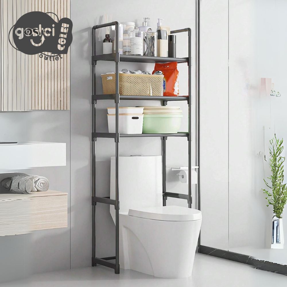 Rack Organizador Multifuncional com Prateleiras Estante Multiuso Banheiro Lavanderia