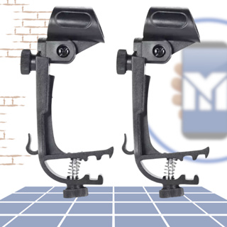 2 Suportes De Microfone Para Bateria E Percussão Tipo Clamp 2 Garra Com Ajuste Forte em Oferta na Shopee