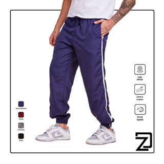 Calça Masculina Tactel Punho Jogger