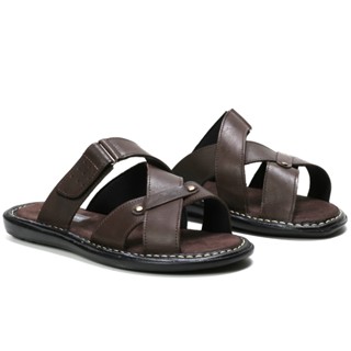Chinelo Masculino Couro Legitimo Macio Ortopedico