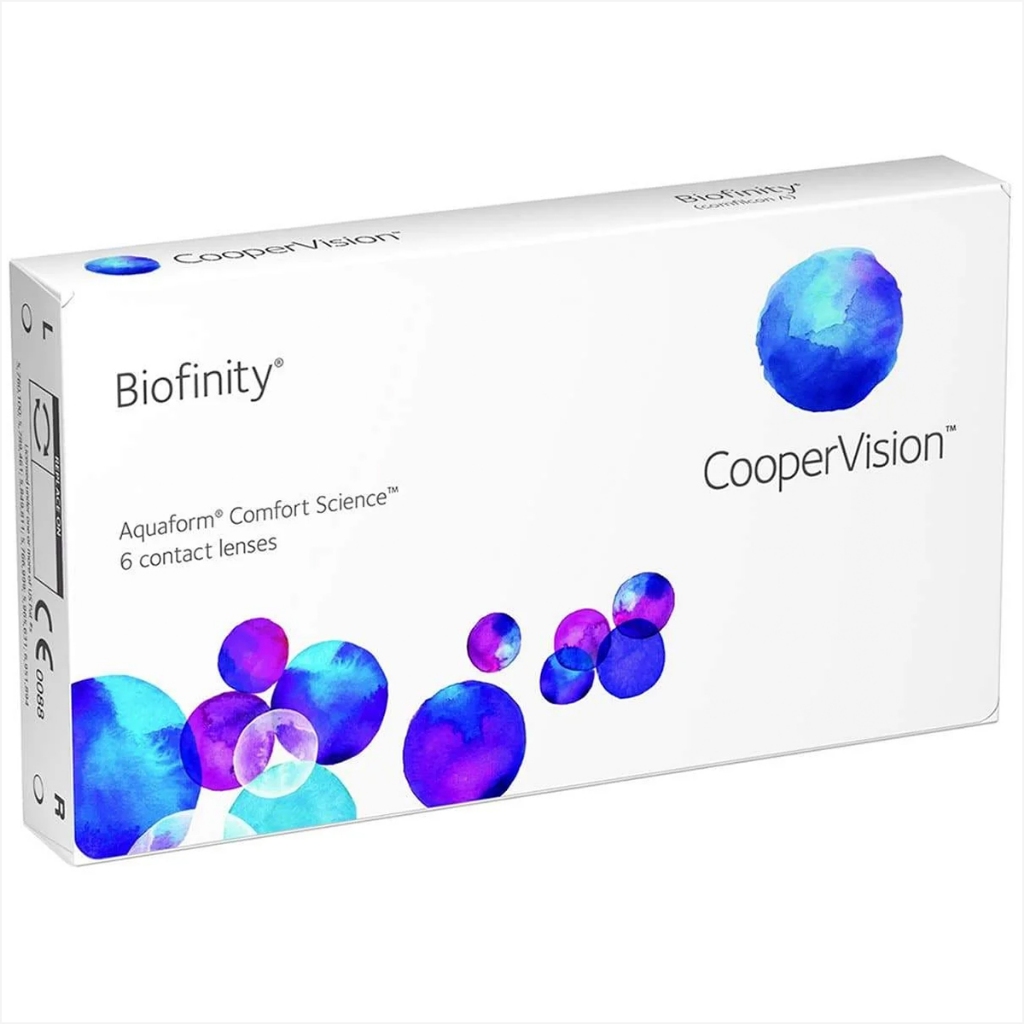 Imagem Lentes de contato Biofinity para miopia ou hipermetropia descarte msensal - caixa com 6 unidades