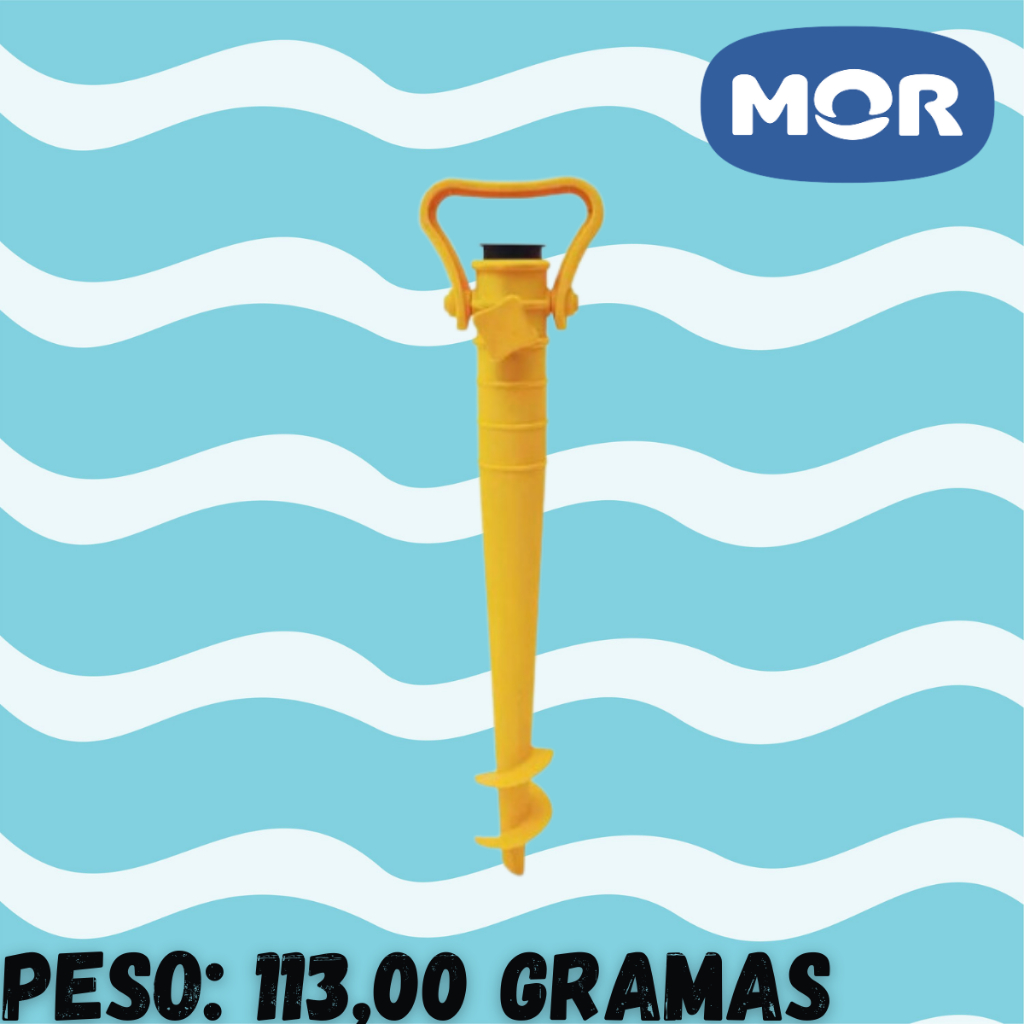 Furador De Areia Ancora Suporte Guarda Sol Praia Verão Mor