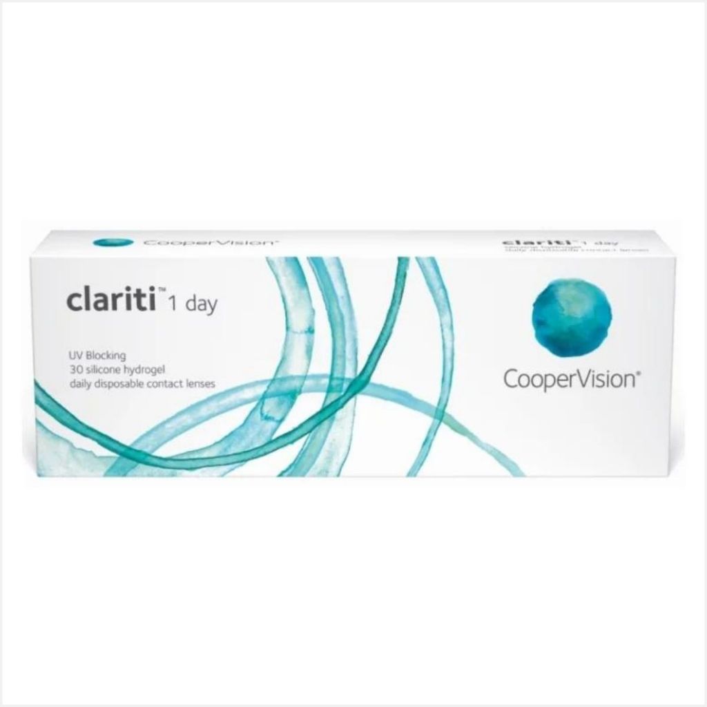 Lentes de Contato Clariti 1 Day para miopia ou hipermetropia descarte diário - caixa com 30 unidades