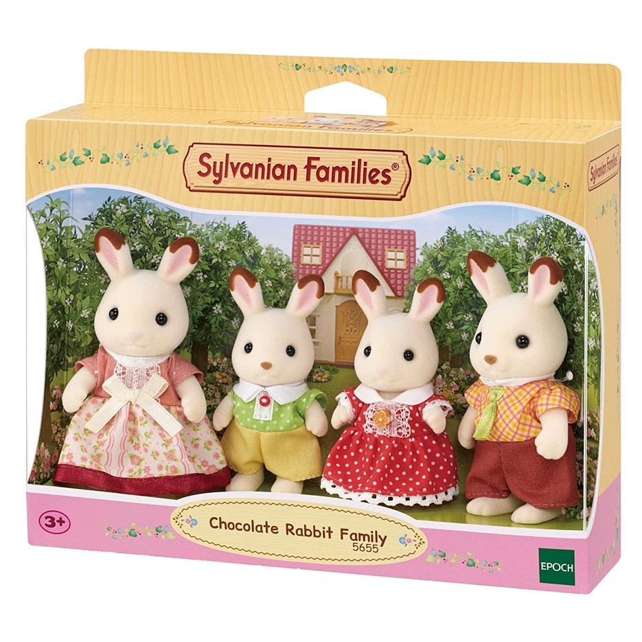 Sylvanian Families Família dos Coelhos Chocolate 5655 - Epoch - Mom & Baby