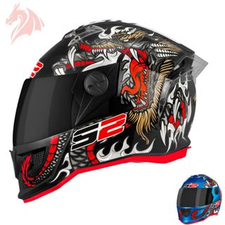 Capacete Moto Feminino e Masculino Fechado Pro Tork Stealth Dragon Com Viseira Fumê integral Novo Lançamento