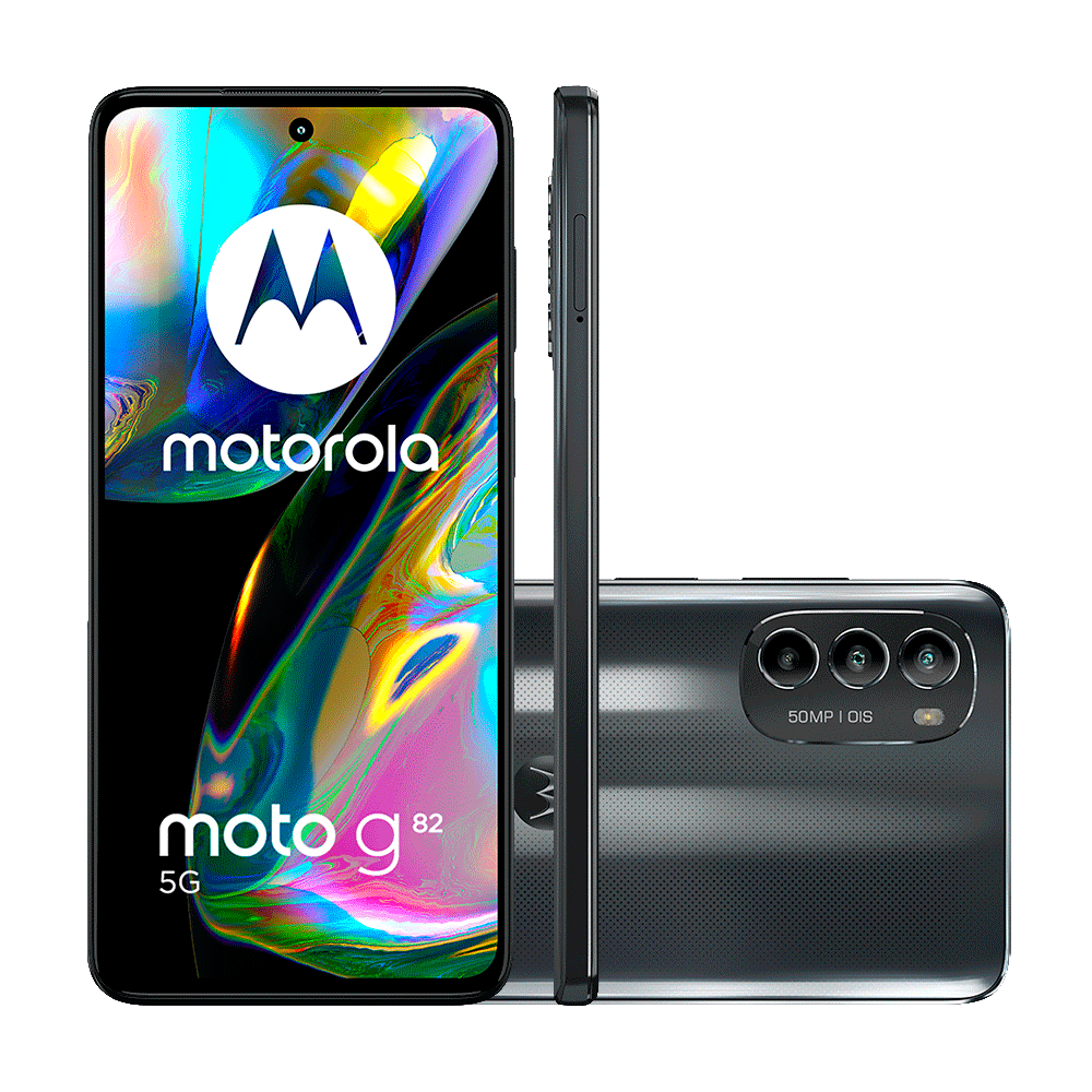 Smartphone Moto G82 128GB 5G Tela 6.6' Dual Chip 6GB RAM Câmera Tripla + Selfie 16MP - Exp...