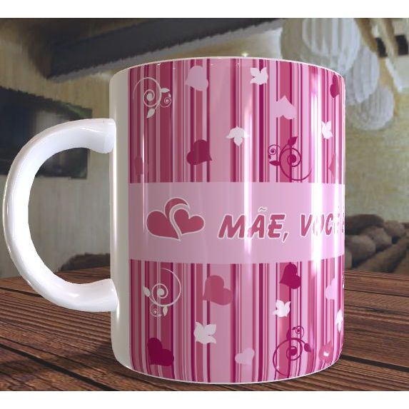 Caneca Porcelana Dia das Mães Personalizada  / Dia da  Mainha / Dia da Mãe /  Dia das mamães