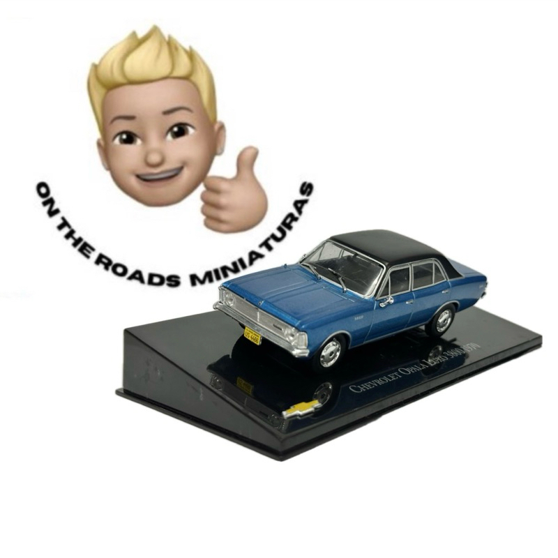Miniatura Chevrolet Opala Luxo 3800 (1970) 1/43