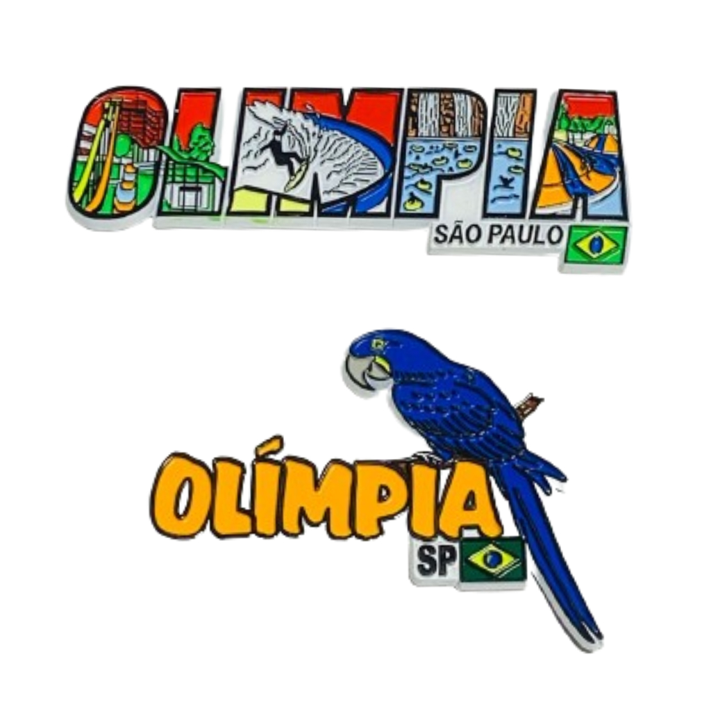 Ímãs de Geladeira Emborrachados Olímpia