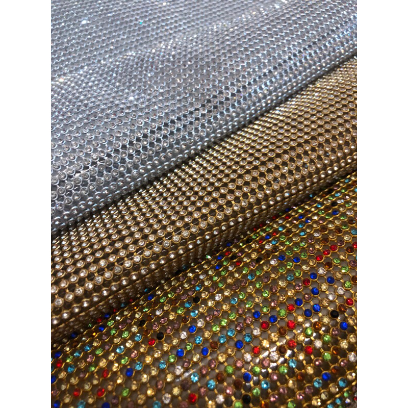 Manta de strass 45cmx18mm(6 fileiras)-unid em Oferta na Shopee