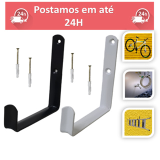 Cabide Gancho Pendure Tudo Multiuso Bike Escada Mangueira Com Parafusos e Buchas em Oferta na Shopee