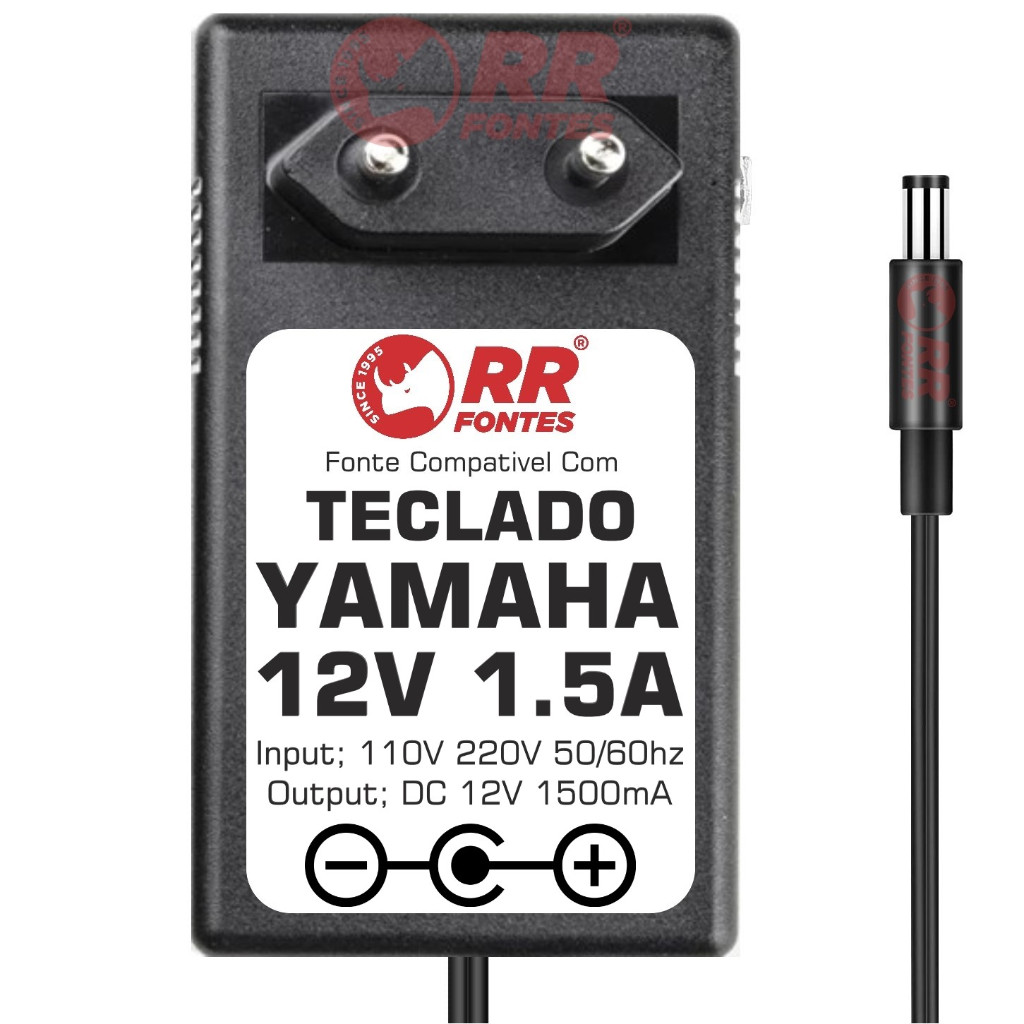 Fonte 12v Para Teclado Yamaha EZ-2 EZ-20 EZ-200 EZ-220 2200