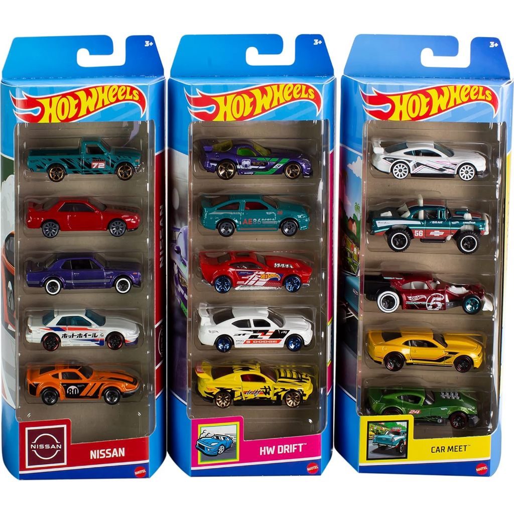Carrinho Hot Wheels Kit com 5 Original Mattel em Oferta na Shopee