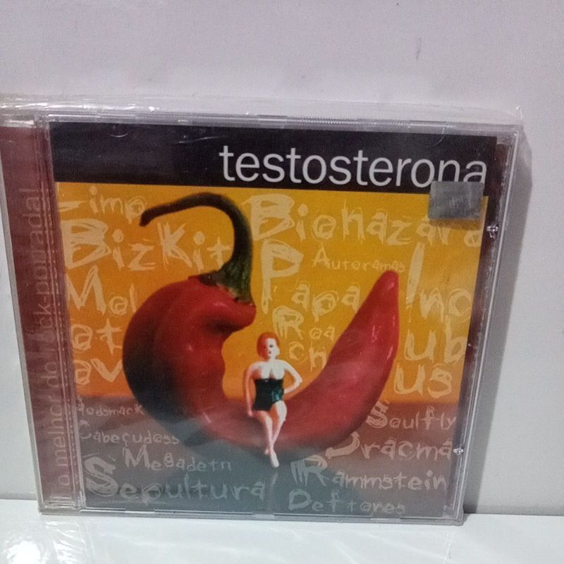 Cd Testosterona O Melhor Do Rock Porrada! Vários Artistas Novo de Fabrica Original