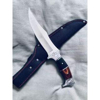 Faca De Caça Pesca Churrasco Luxo Fulltang Inox SLK-A50 em Oferta na Shopee