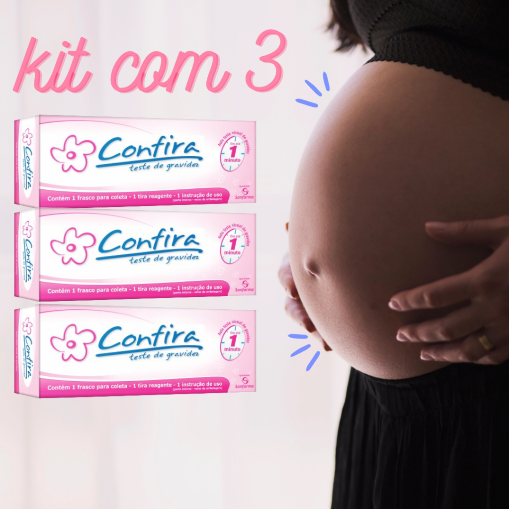 Promoção 3 Testes de Gravidez