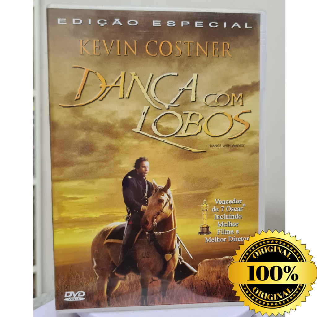 DVD Dança com Lobos: Um clássico que você nunca vai esquecer.