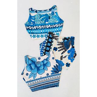 Cropped Feminino Estampado inspiração Farm tendência moda blogueira blusa cropeed Premium