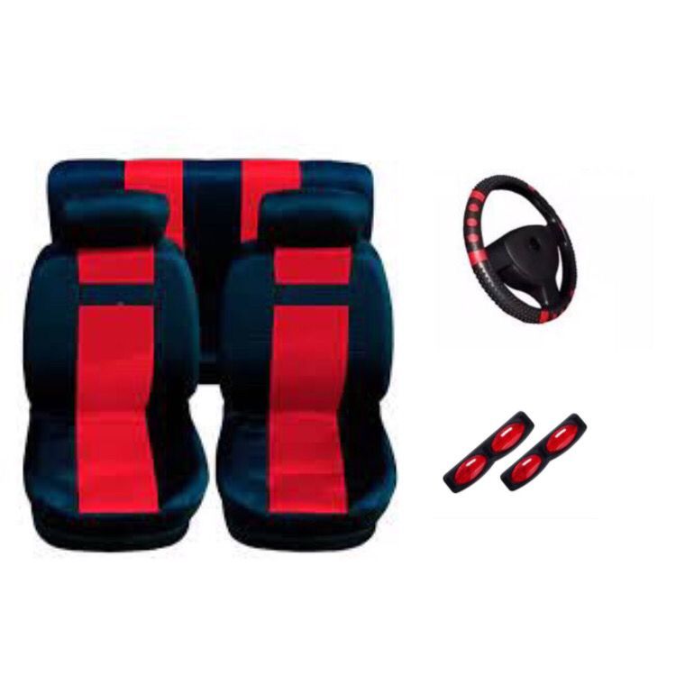 Jogo capa banco carro Nylon + capa volante Ford FOCUS