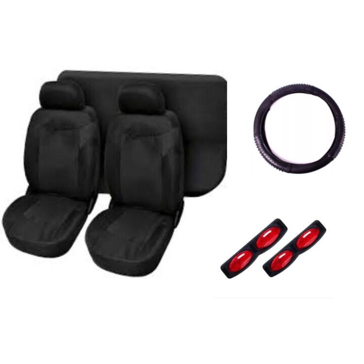 Jogo capa banco carro Nylon + capa volante Ford RANGER