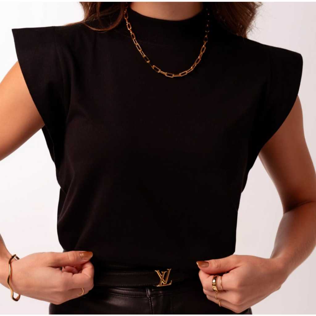 BLUSA BÁSICA MANGA CURTA MUSCLE TEE em Oferta na Shopee