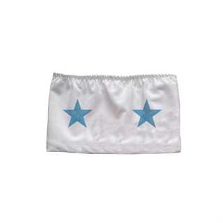 Top Faixa de Carnaval Top de Carnaval Estrela Folia Look Bloquinho