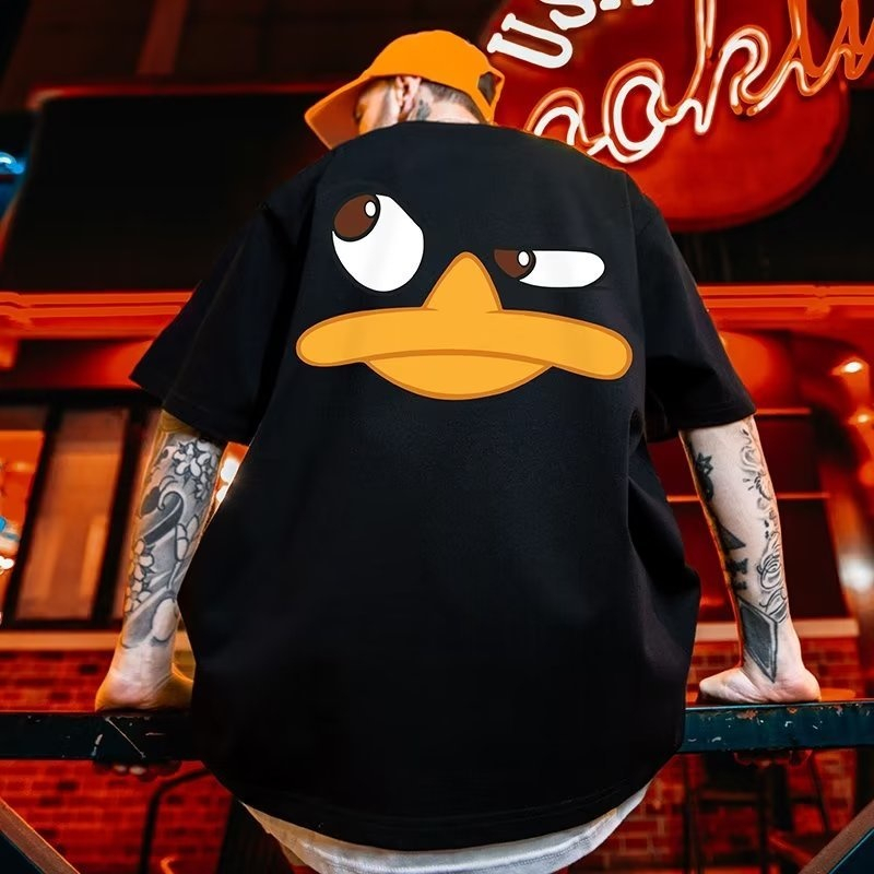 Camiseta Oversized Estampado Patolino Style Estilo Streetwear Novo
