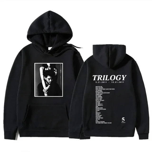 Moletom Básico XO / The Host Blusa Canguru Confortável Estilo Hip-Hop Vintage Álbum Echoes Of Silence