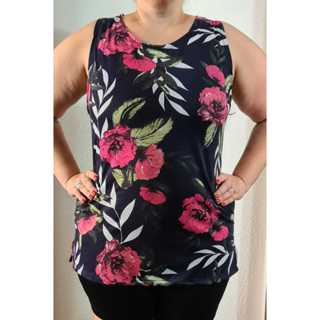 Regata Alça Larga Plus Size G1, G2 e G3 Feminina Estampada em Malha: Conforto e Estilo em um Só Produto - Compre Agora!